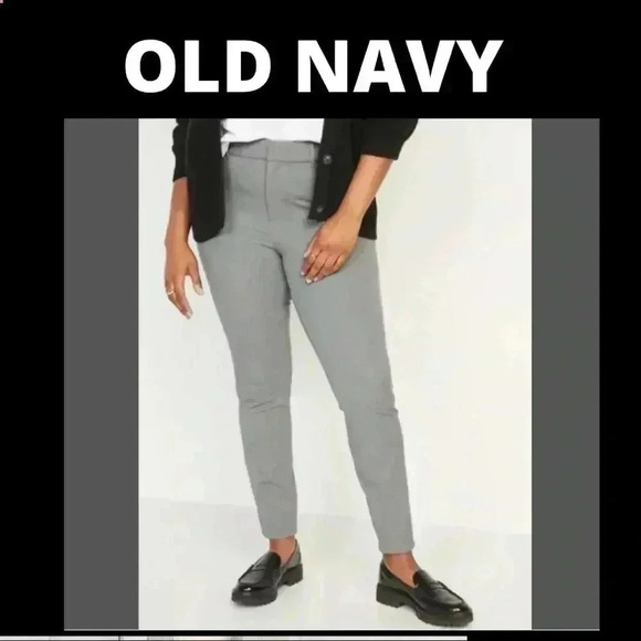Old Navy Harper Midrise Pant Wool-look tweed size: 0 petite - Picture 1 of 7